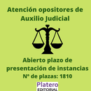 ABIERTO PLAZO DE PRESENTACIÓN DE INSTANCIAS CUERPO DE AUXILIO JUDICIAL DE LA ADMINISTRACIÓN DE JUSTICIA