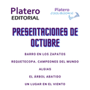 FOTOGALERÍA DE PRESENTACIONES DE LIBROS EN OCTUBRE 2020