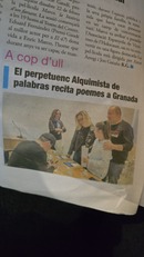 Alquimista de palabra en Informativos de Santa Perpètua de Mogoda / Platero CoolBooks