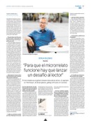 Borja Iglesias reivindica el microrrelato como una narrativa capaz de contar grandes historias